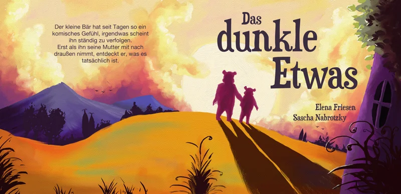 Kinderbuch "Das dunkle Etwas" - Doppelseite