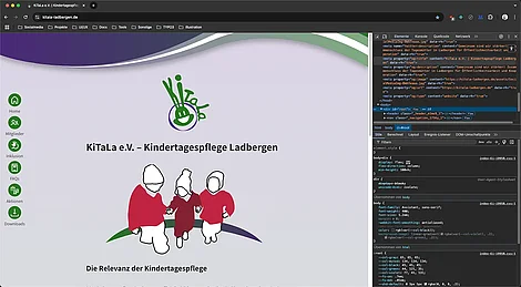 Case Study "Child day care association" - Programming Website