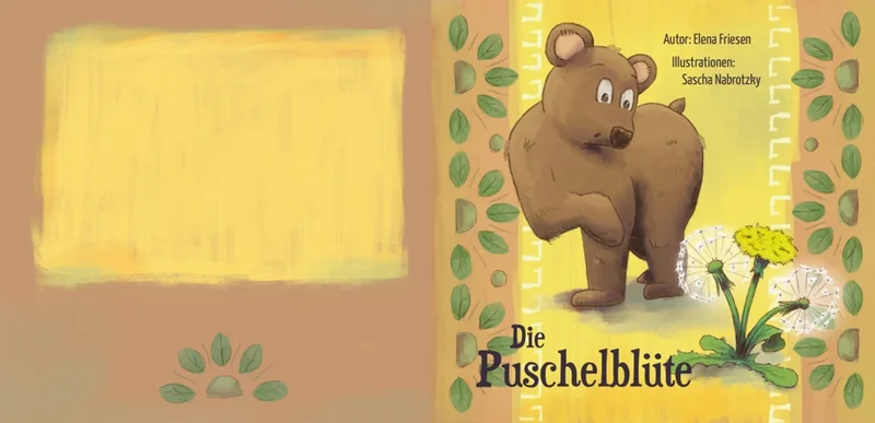 Kinderbuch "Die Puschelblüte" - Doppelseite